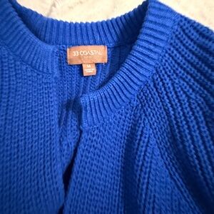 33 COASTAL Blue Knit Sweater